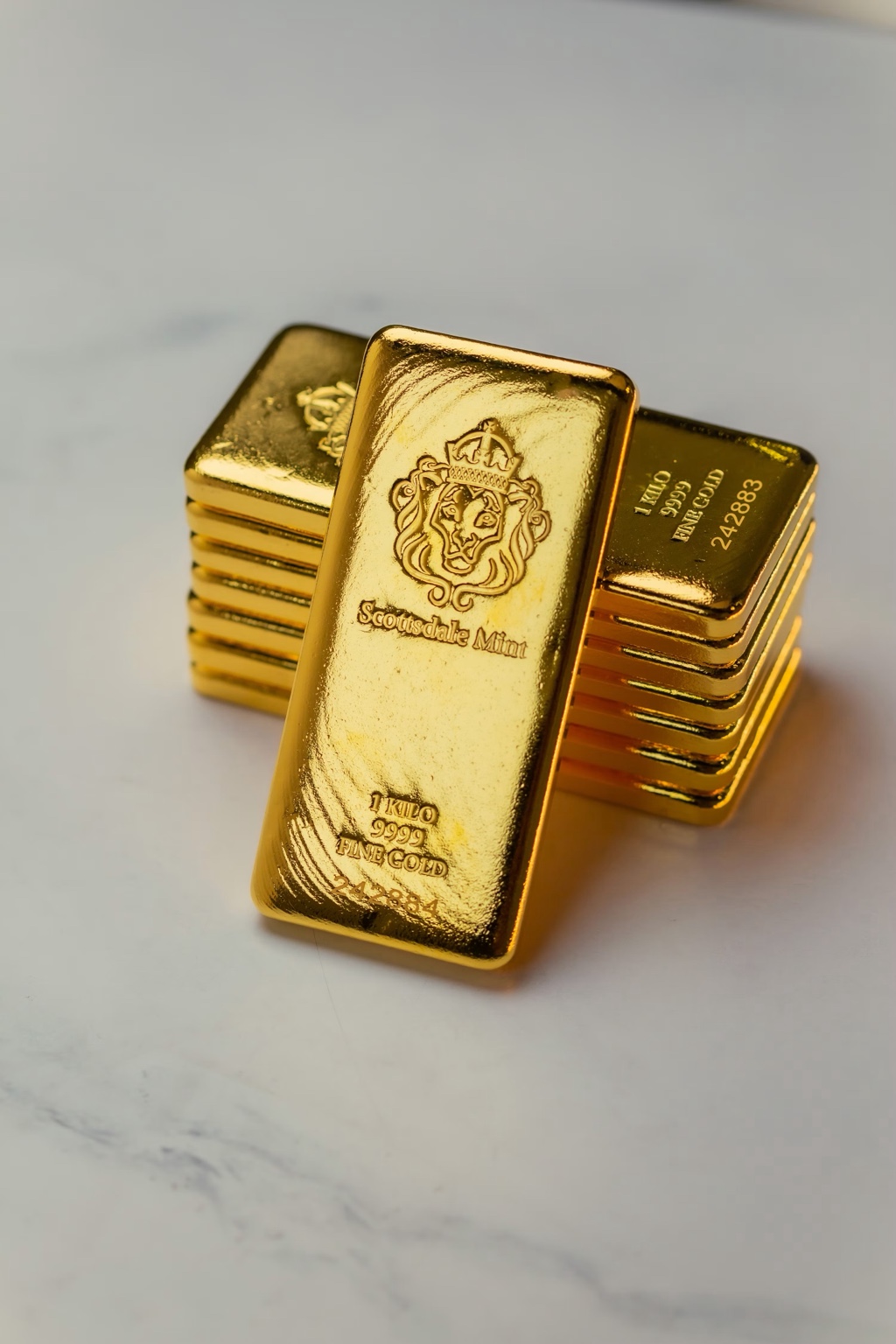 Gold kilo bars